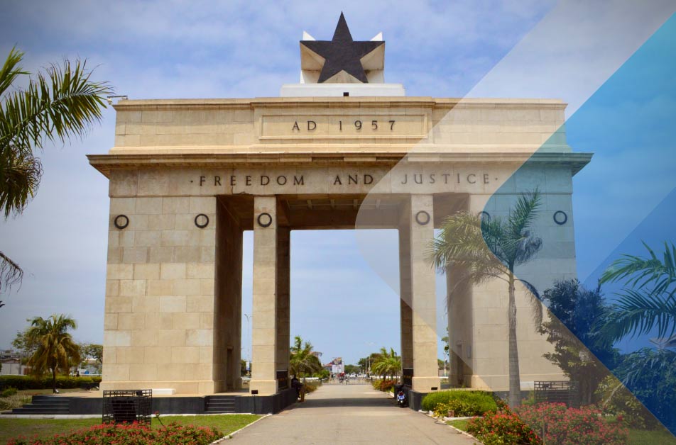 Osu castle entrance in Accra to illustrate article on opportunities in emerging markets. Photo by Ifeoluwa on Unsplash