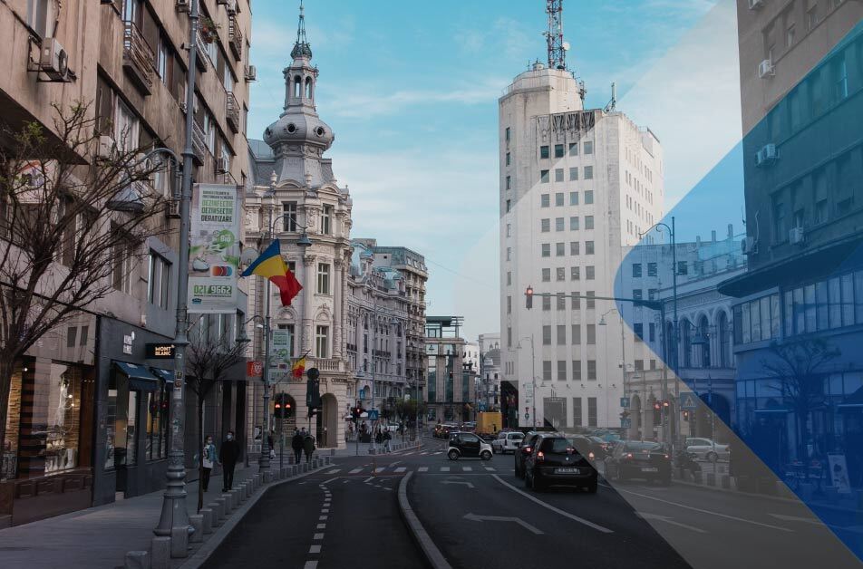 A photo of Bucharest to accompany article on opportunities in emerging markets. By alexandru_stavrica on Unsplash.